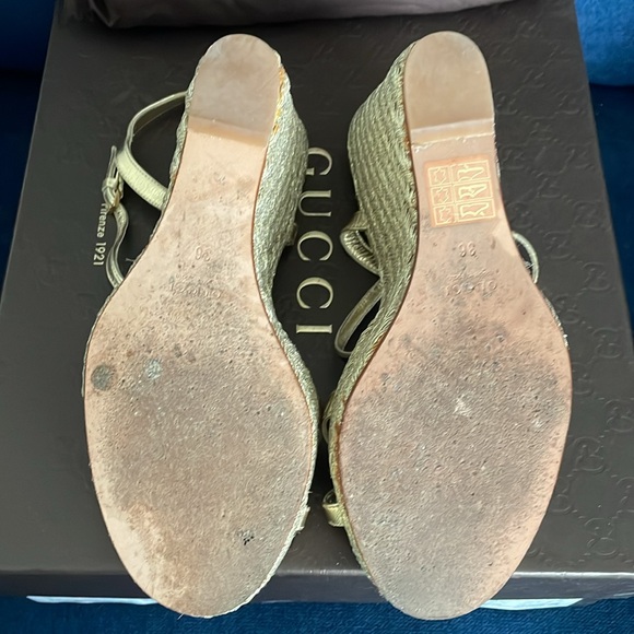 Authentic Gucci Voile Leather Oro size 36 (6). - Picture 4 of 11